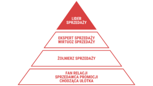 Piramida rozwoju w sprzedaży B2B, opracowana przez 4VALUE